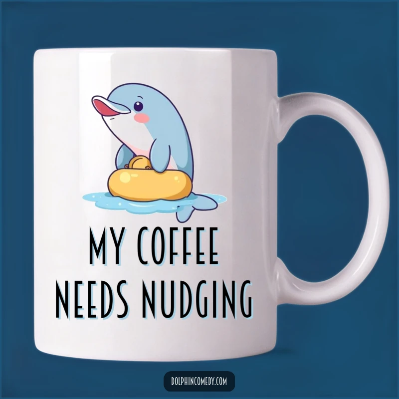 Funny Naughty Dolphin Mug: A Playful Ocean Creature Surprise Gift