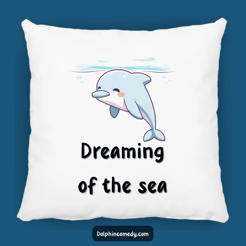 Funny Dolphin Sigh Pillow: Soft Underwater Glide Comfort, Cozy Gift