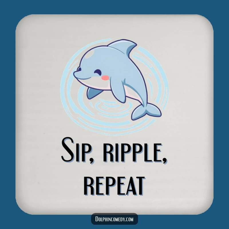 Funny Playful Dolphin Coaster - Swimming Circles Protection