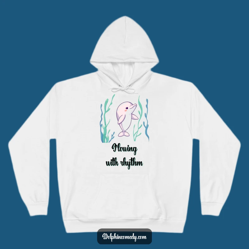Funny Dancing Dolphin Hoodie: Cozy Kelp Dancer Wear, Your New Favorite Funny Gift