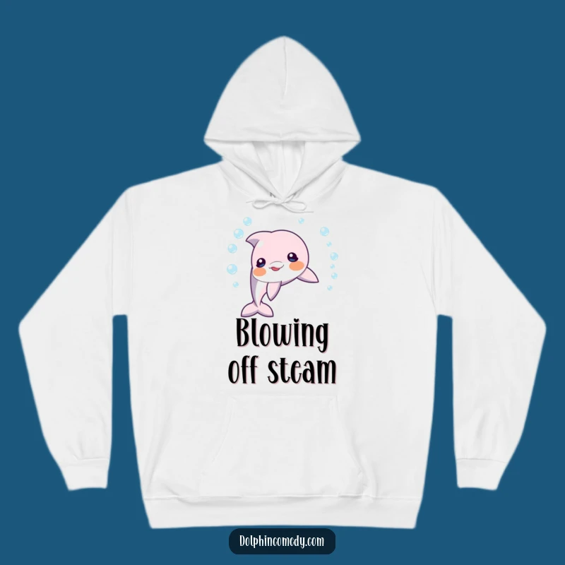 Funny Dolphin Bubble Ring Hoodie: Cozy Fun with Underwater Magic
