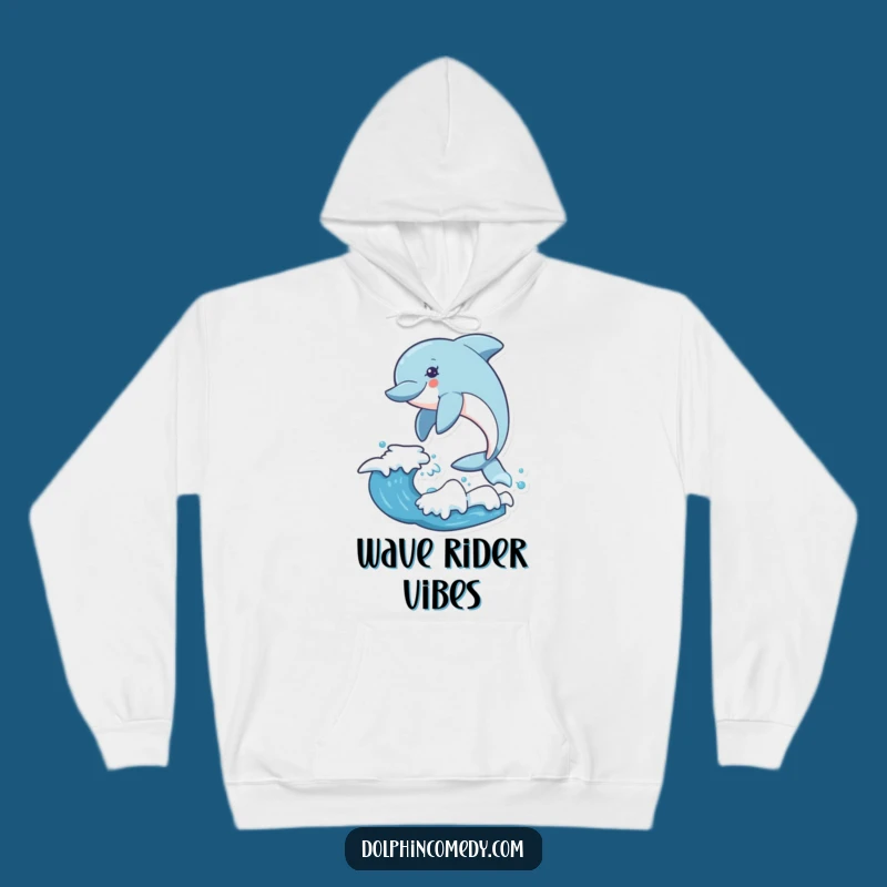 Cozy Funny Excited Dolphin Hoodie: Warmth and Exhilaration for Ocean Enthusiasts