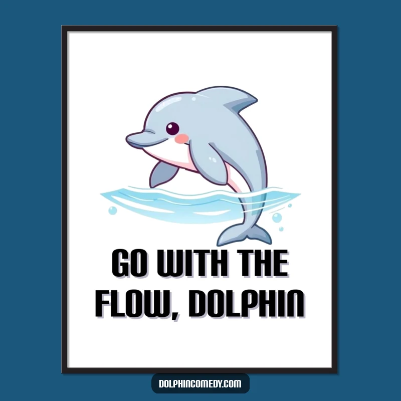 Free Printable Dolphin Wall Art: Funny Ocean Scene for Your Home Decor