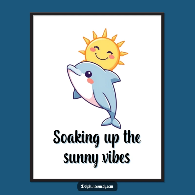 Free Printable Dolphin Wall Art: Quirky Downloadable Decor for Ocean Lovers