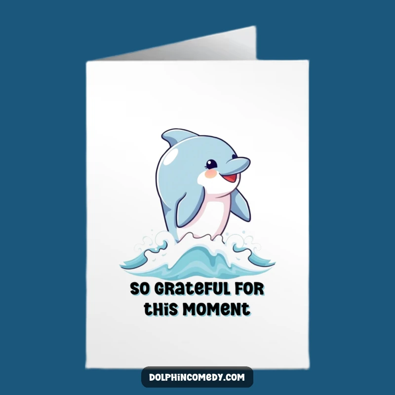 Free Printable Dolphin Thank You Card: Express Gratitude with a Splash
