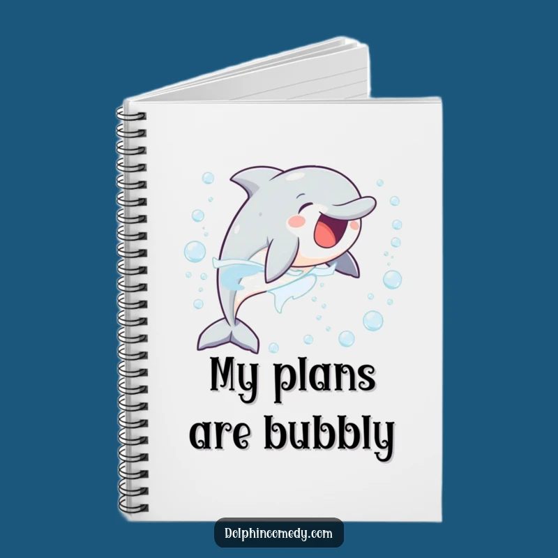 Funny Delighted Dolphin Notebook: Jot Down Exciting Ideas with Flair