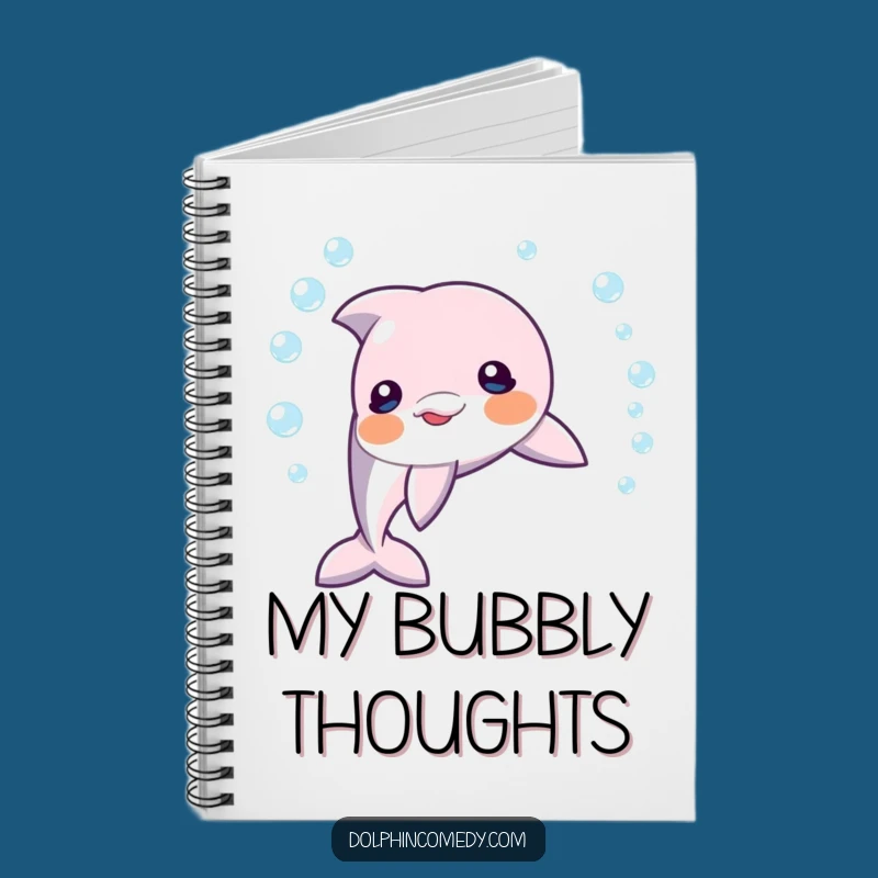 Funny Dolphin Bubble Ring Notebook: Jot Down Playful Ideas