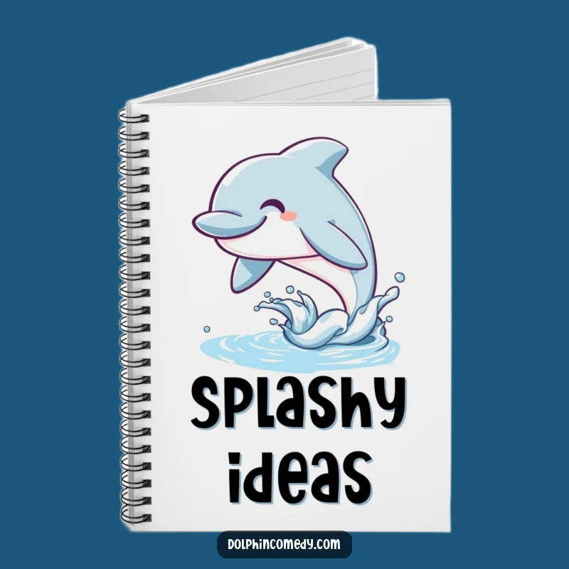 Funny Dolphin Notebook: Jot Down Your Happy Thoughts Inspired by the Sea!