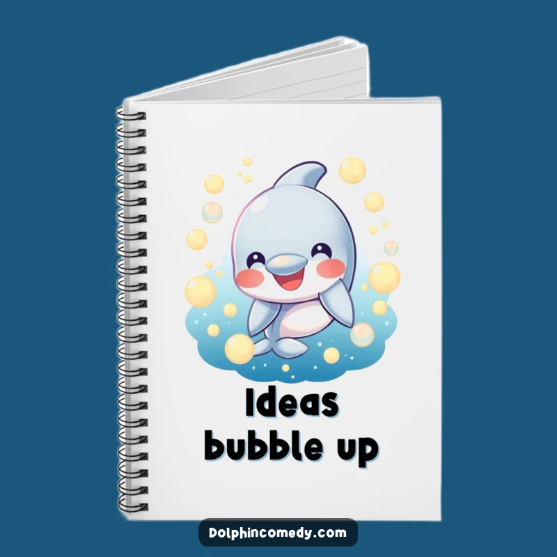 Funny Happy Dolphin Notebook: Jot Down Joyful Ideas