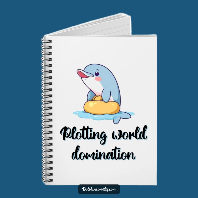 Funny Naughty Dolphin Notebook: Jot Down Mischievous Ideas