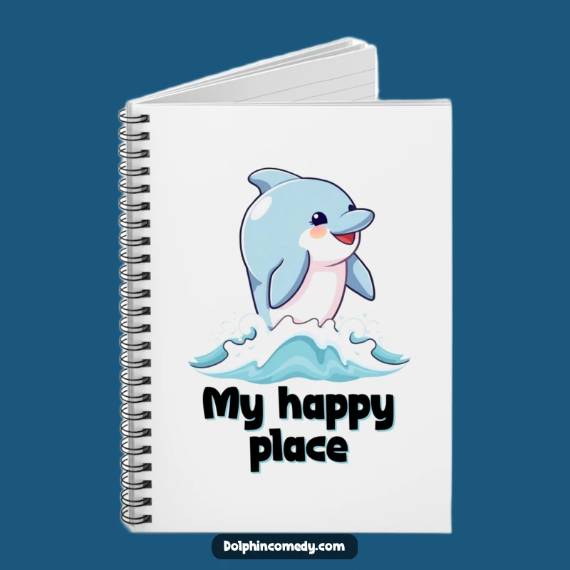 Funny Joyful Dolphin Breach Notebook: Capture Joyful Ideas, Great Gift for Writers
