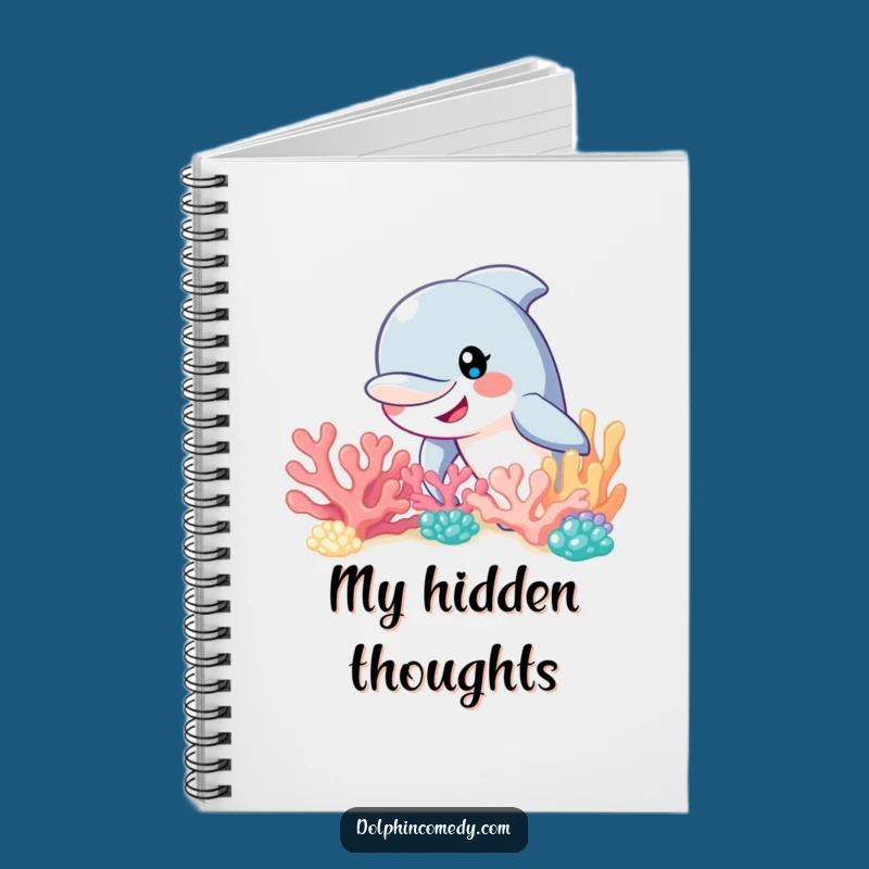 Funny Curious Dolphin Reef Notebook: Jot Down Your Discoveries