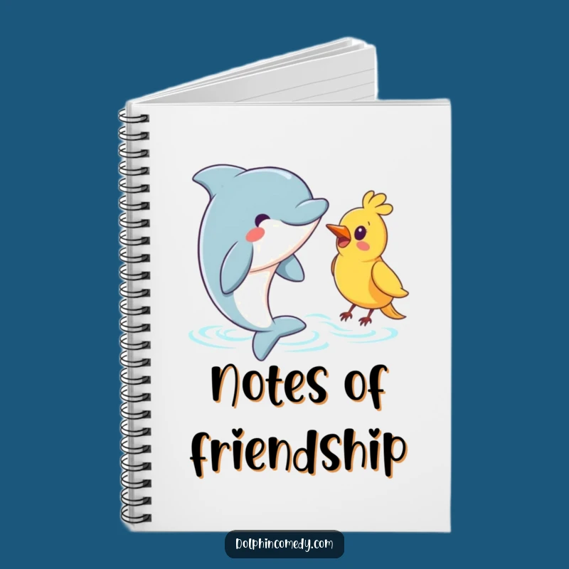 Funny Greeting Dolphin Notebook: Bird Friend Journal, Ideal Funny Gift