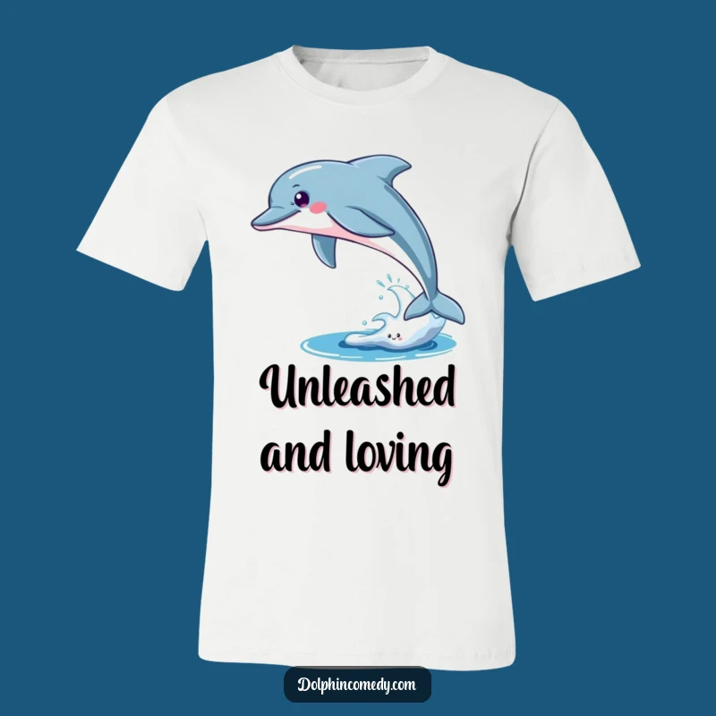 Funny Free Dolphin T-Shirt: Wear Your Sense of Freedom